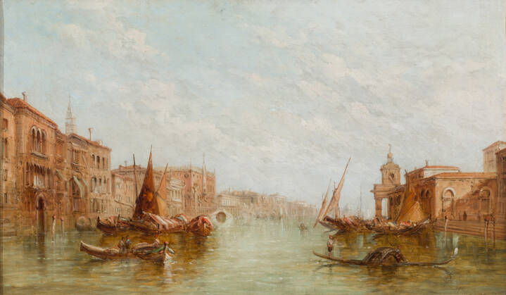 ALFRED POLLENTINE - 'The Grand Canal' 1876