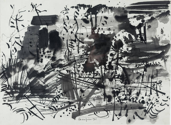 ETTORE FICO - 'Paesaggio' 1961