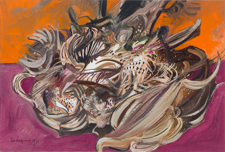 ETTORE FICO - 'Senza titolo' 1971