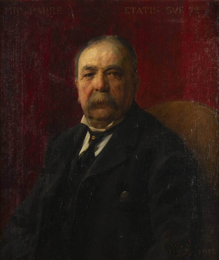 ORESTE PIZIO - 'Ritratto maschile' 1912