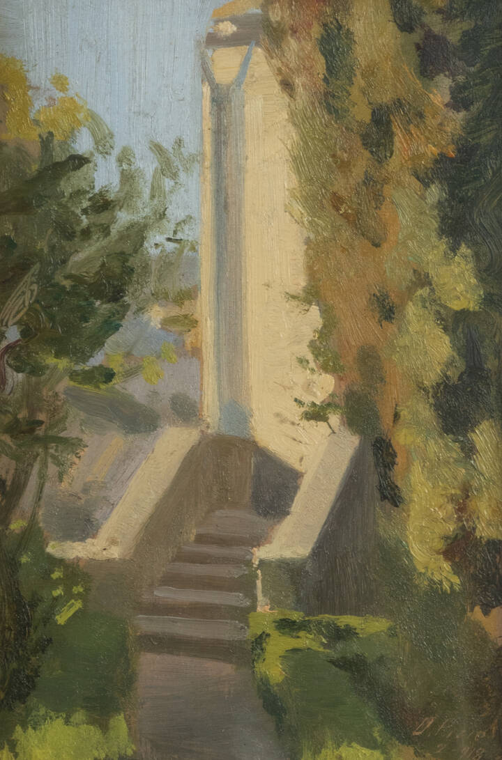 ORESTE PIZIO - 'La scala in giardino' 2-1918