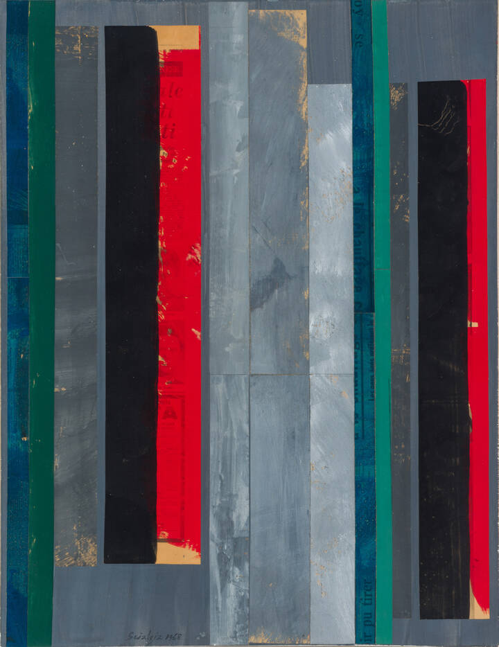 TOTI SCIALOJA - 'Senza titolo' 1968