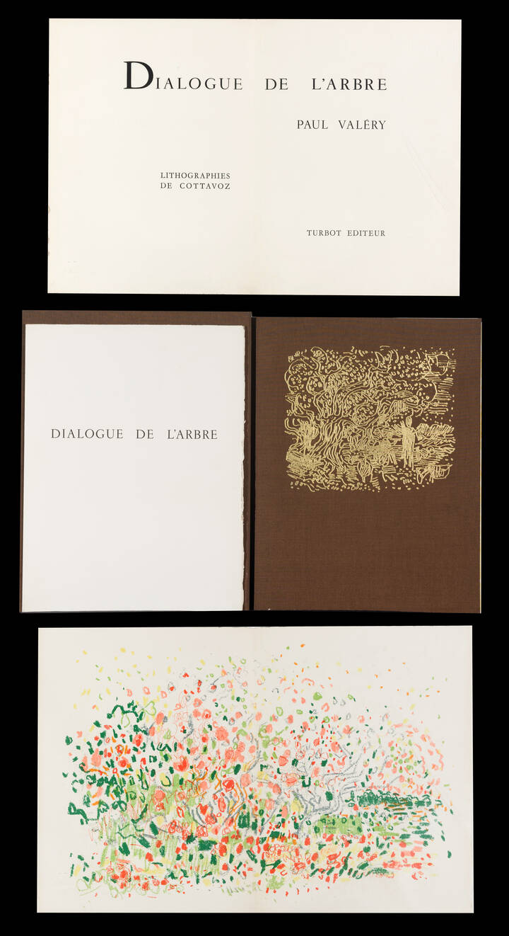 ANDRE' COTTAVOZ - 'Dialogue de l'arbre, Litographes de Cottavoz' 1964