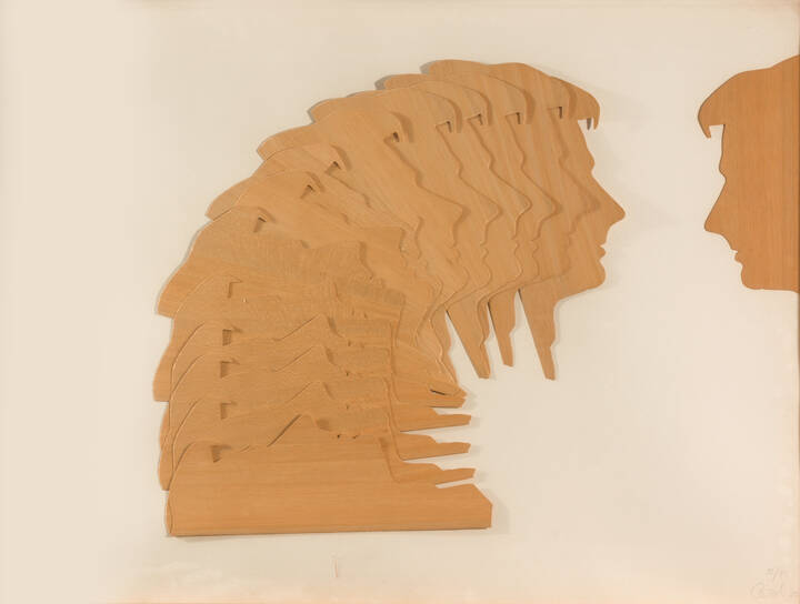 MARIO CEROLI - 'Profili' 1970