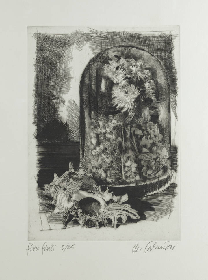 MARIO CALANDRI - 'Fiori finti' 1985