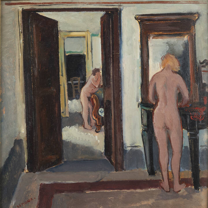 ITALO CREMONA - 'Nudi nello studio' 1930