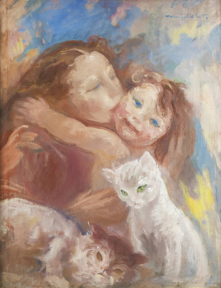 MARIO MICHELETTI - 'Donna e bambino'