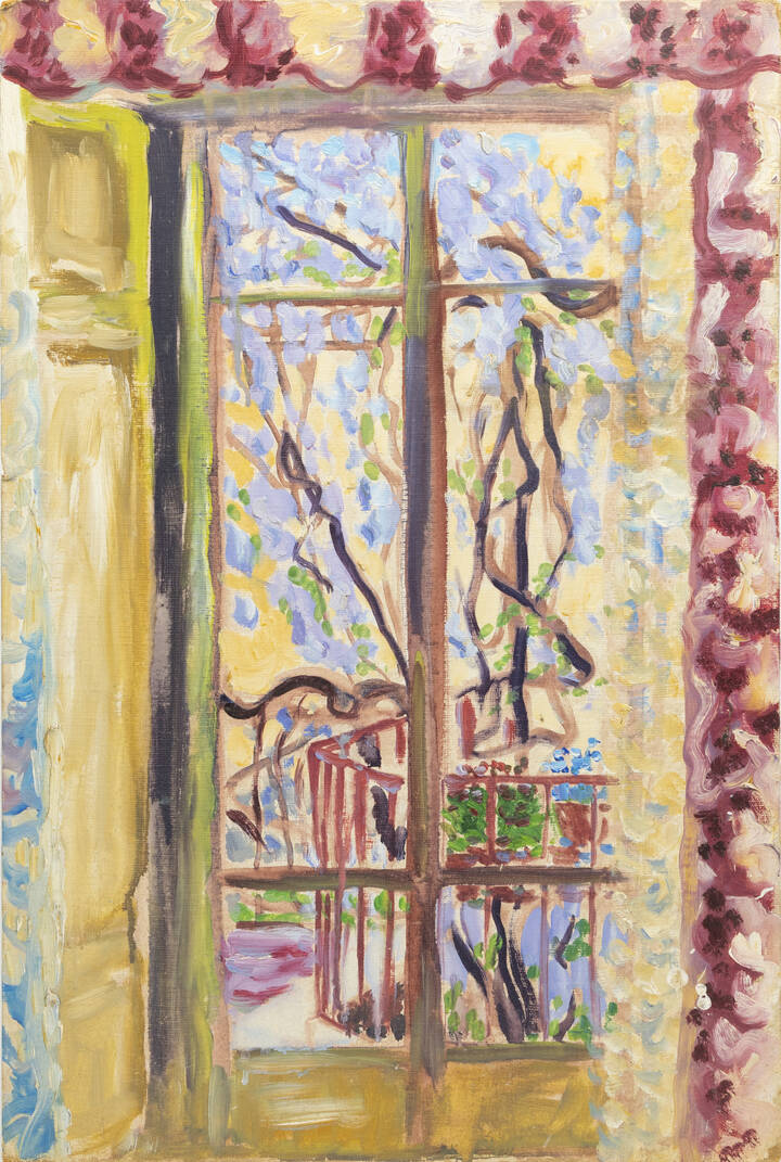 LEVI SACERDOTI ADELE - 'Dalla finestra' 1958