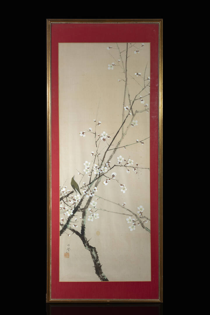 DIPINTO - Dipinto su seta 