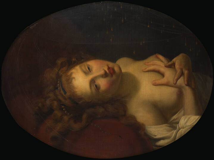 PITTORE ANONIMO FINE XIX SECOLO - 'Danae'