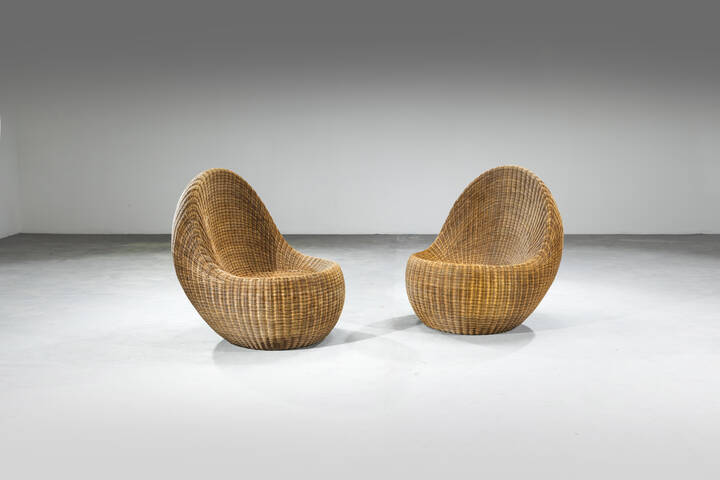 TRAVASA GIOVANNI, nello stile - Coppia di poltrone 