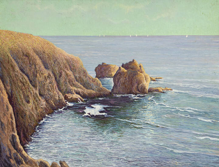 ERNESTO BARBERO - 'Marina ad Antignano' 1932