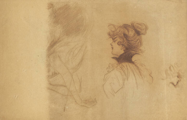 HENRY BOUTET - 'Studio per figure femminili'