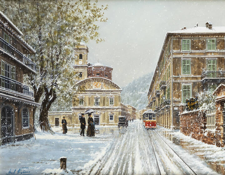 RAOUL VIGLIONE - 'Vecchia Torino. Madonna del Pilone'