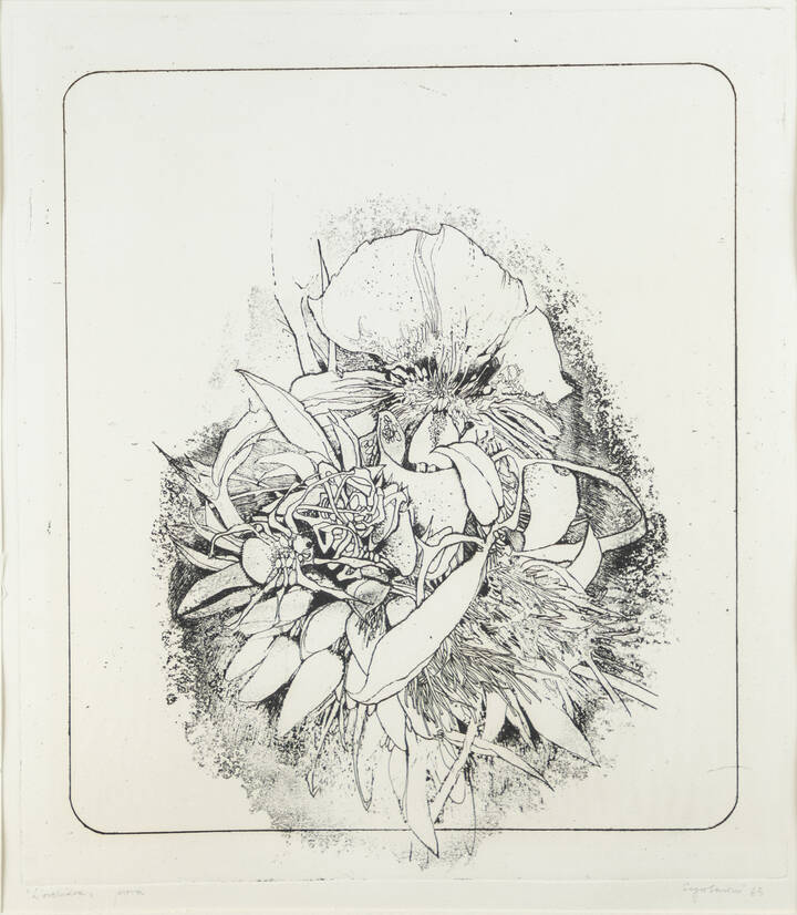 SERGIO SARONI - 'L'orchidea' 1965