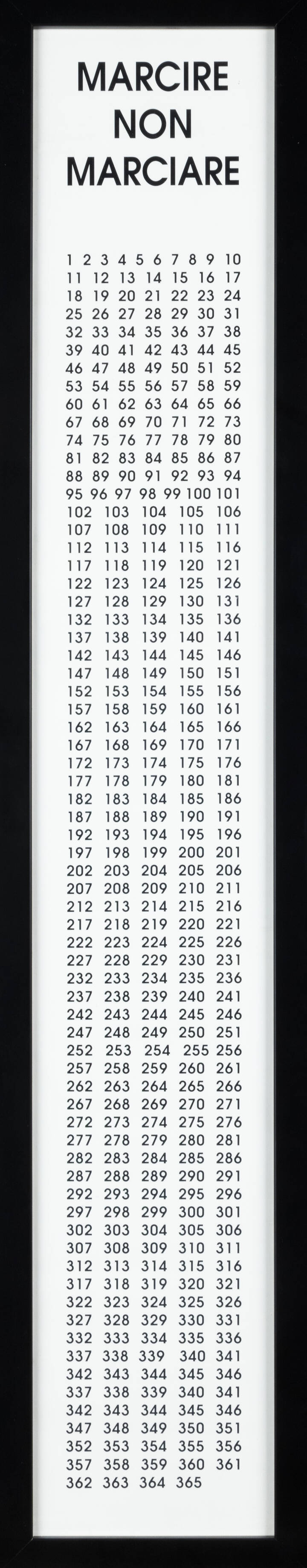 MAURIZIO CATTELAN - 'Marcire non marciare' 1991