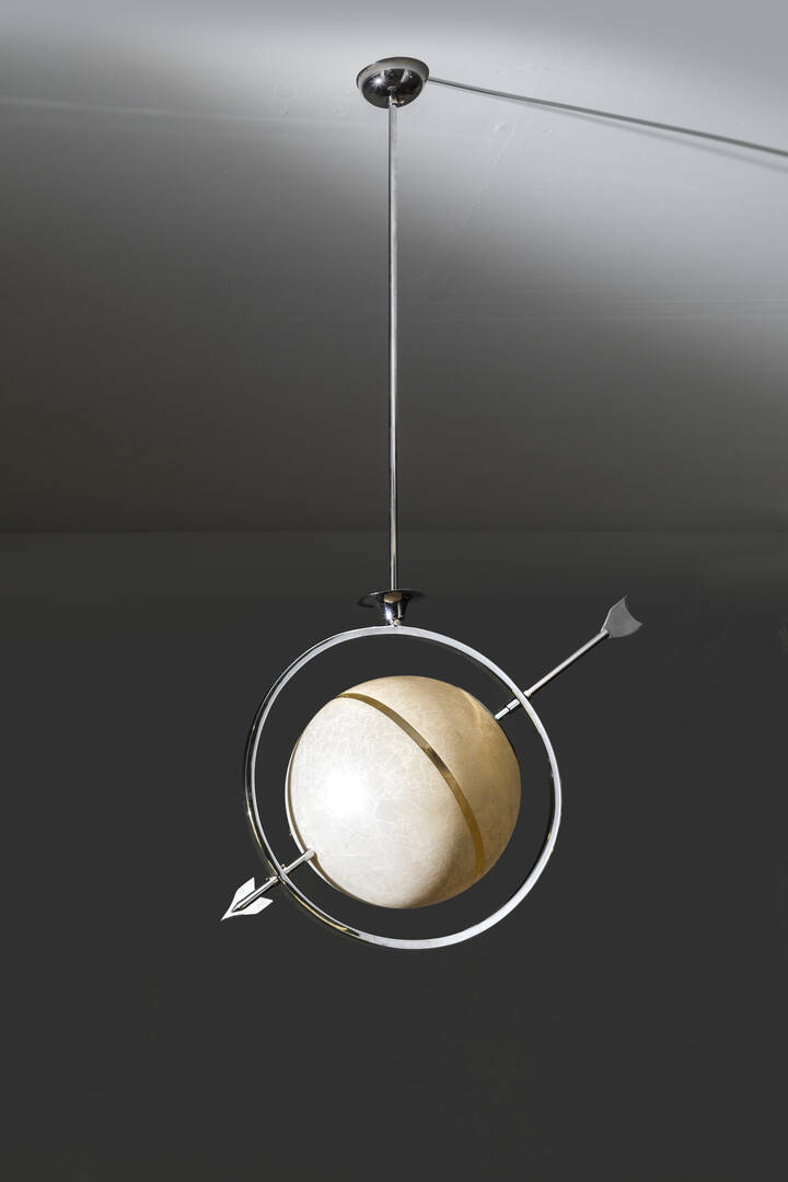 GIO PONTI, nello stile di - Lampada a sospensione mod. Saturno