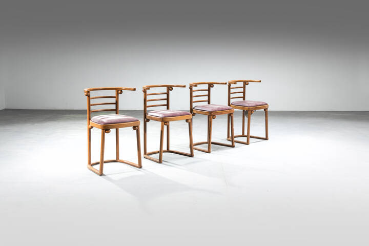 HOFFMAN JOSEF, nello stile di - Quattro sedie