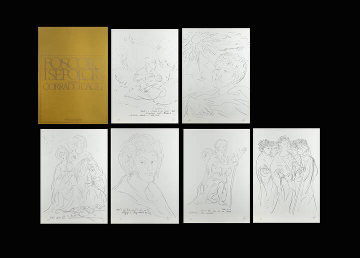 CORRADO CAGLI - 'I Sepolcri' 1973