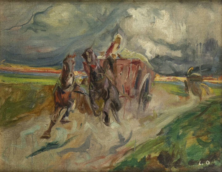 LUIGI ONETTI - 'Trasporto bietole dai campi'