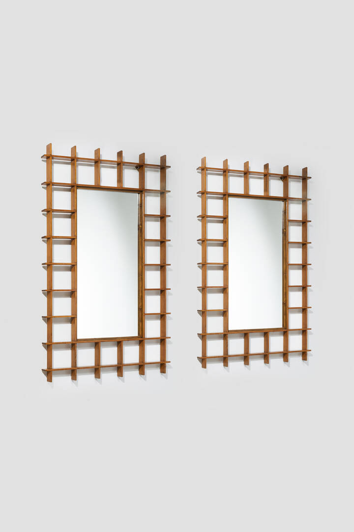PRODUZIONE ITALIANA - Coppia di specchi da parete