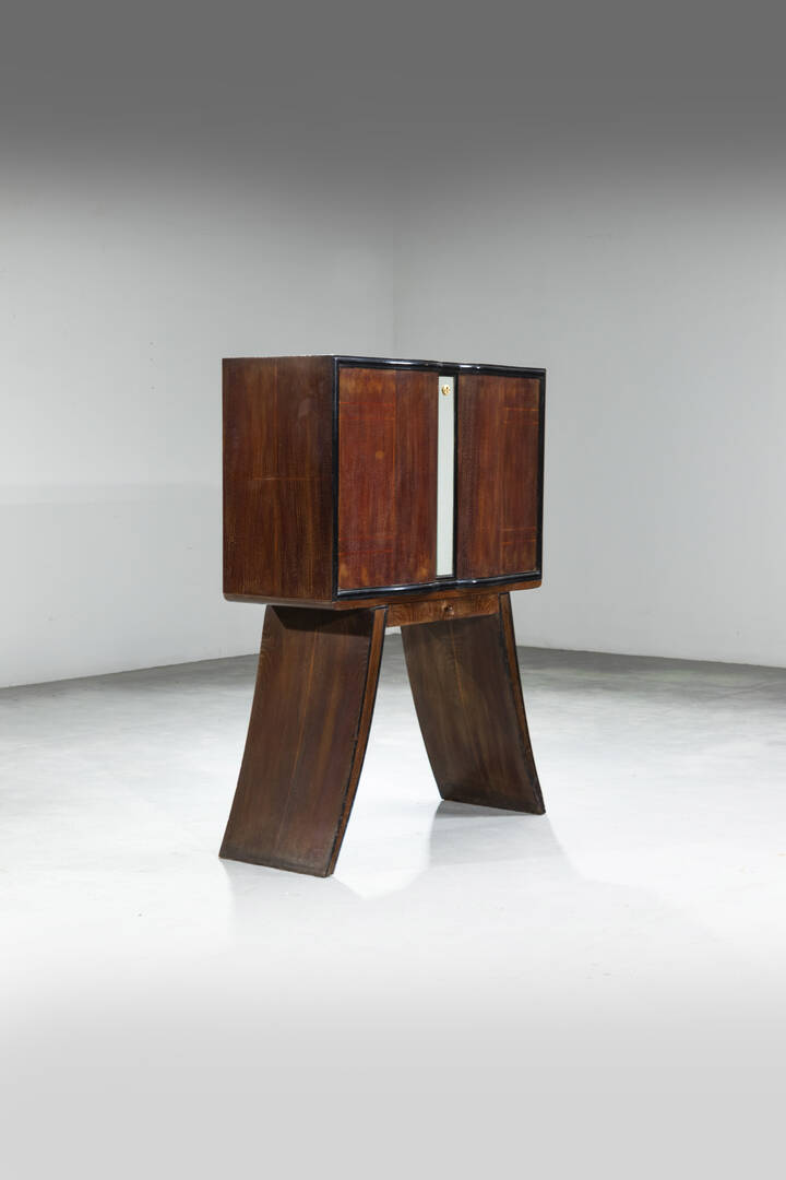 PAOLO BUFFA, nello stile di - Mobile bar con cassetto