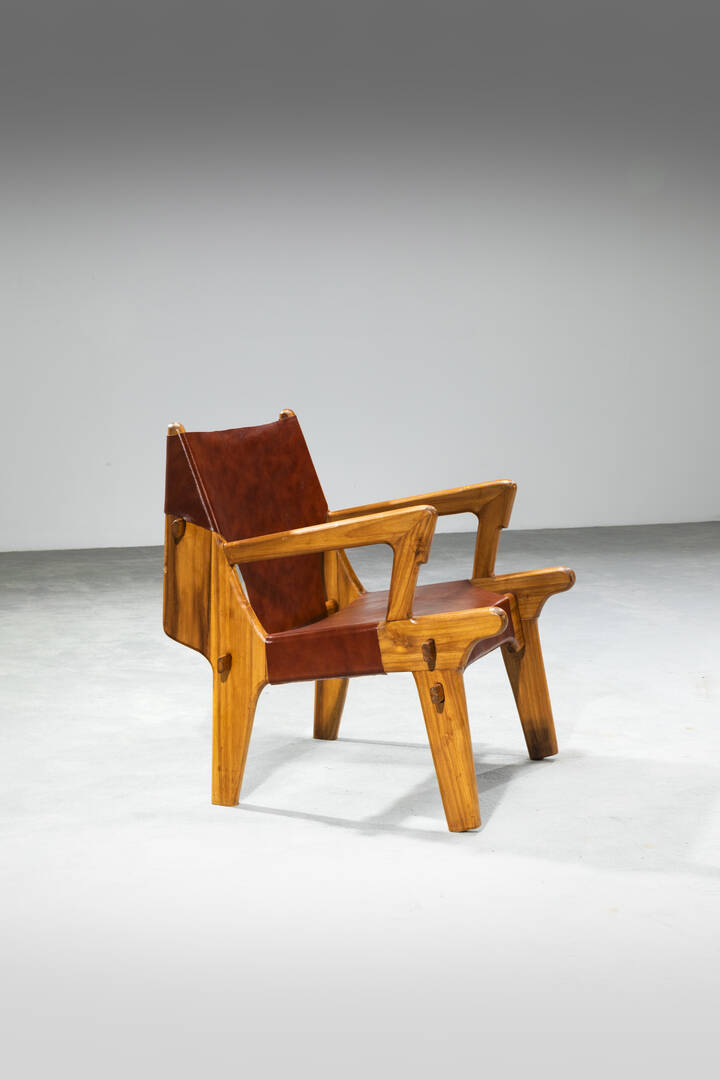 ANGELO PAZMINO - Poltrona Mod. Safari