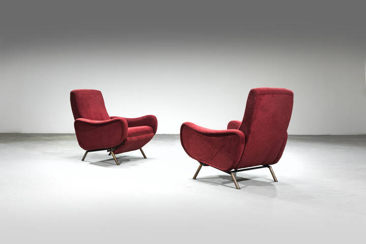 PIZZETTI - Coppia di poltrone reclinabili 