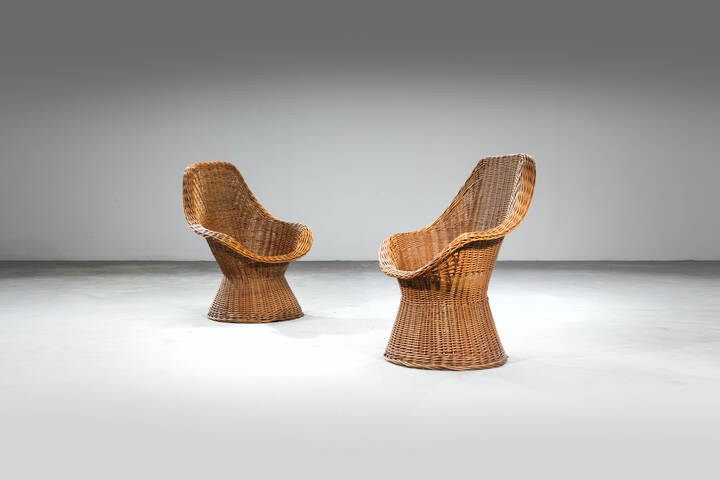 PRODUZIONE ITALIANA - Coppia di poltroncine