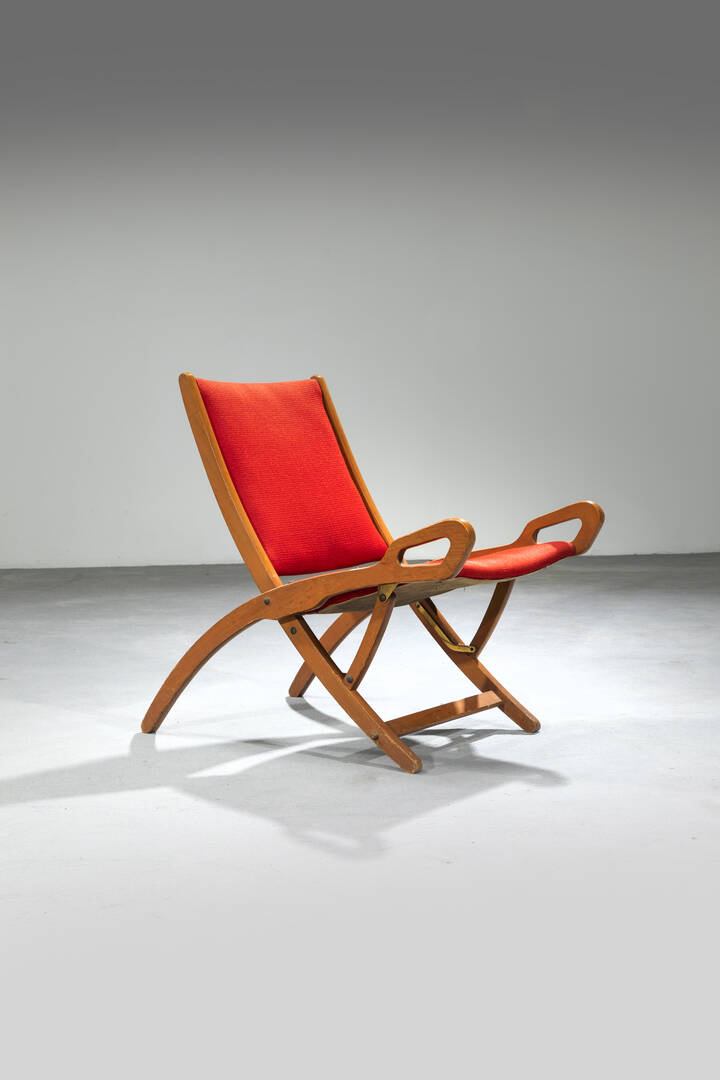 GIO PONTI - Poltroncina pieghevole mod. Ninfea