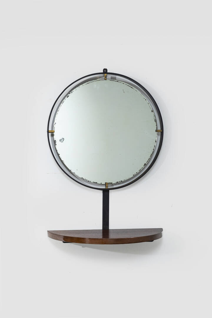 PRODUZIONE ITALIANA - Specchio da parete con mensola