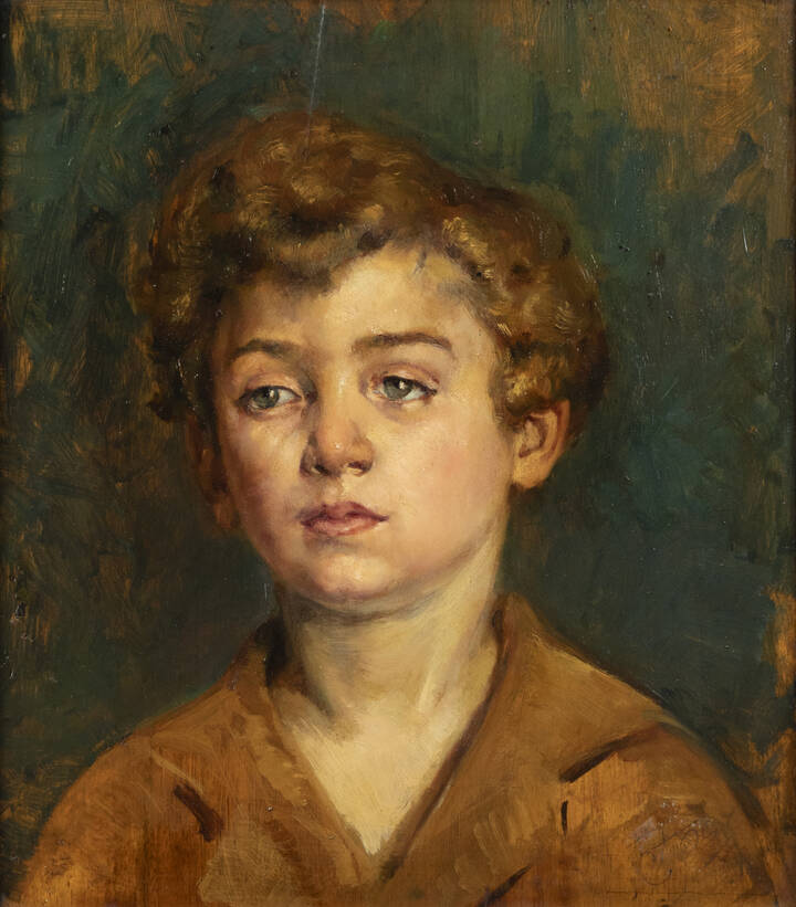 ITALO JOSZ - 'Ritratto di bambino' 1910