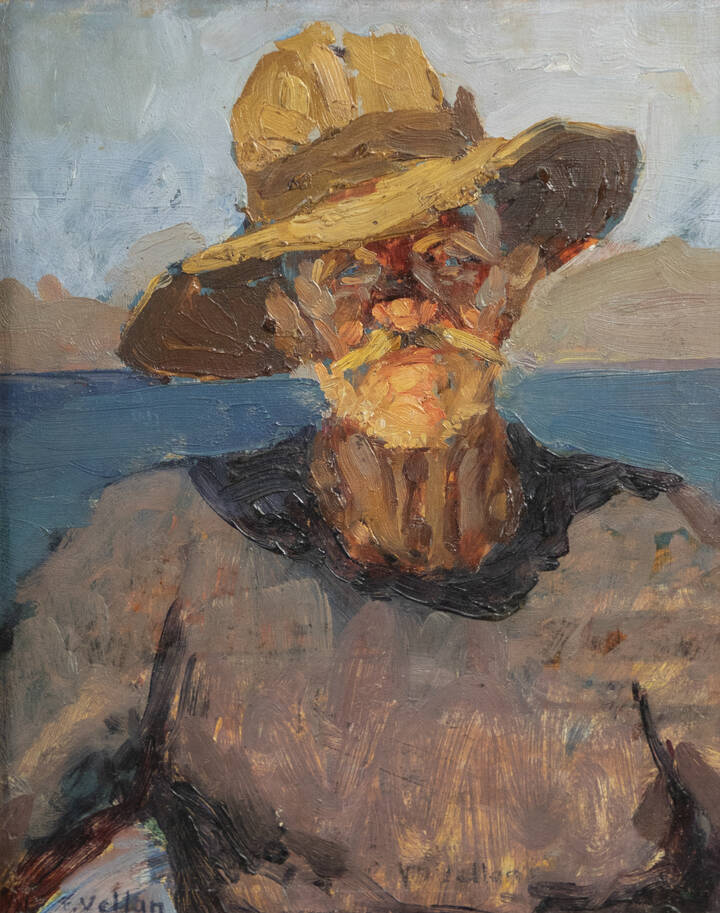 FELICE VELLAN - 'Pescatore di Marciana Marina - Isola d'Elba-' 1929