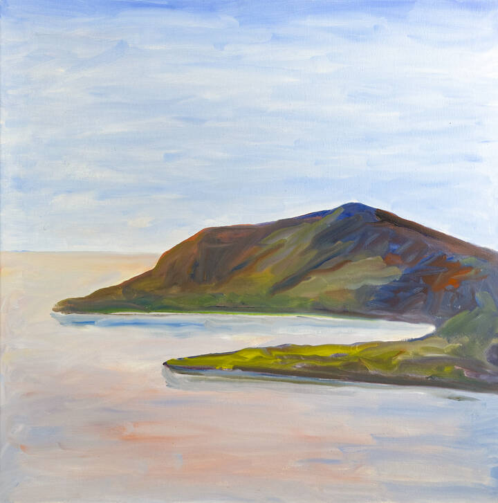 ALBINO GALVANO - 'Paesaggio costiero' 30/8/1984