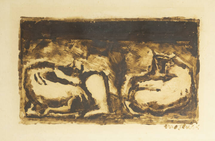 ARTURO MARTINI - 'La stalla' 1943