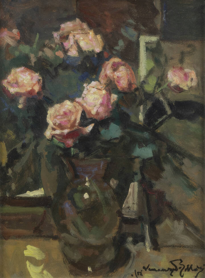 VENANZIO ZOLLA - 'Vaso di fiori' 1952<br>