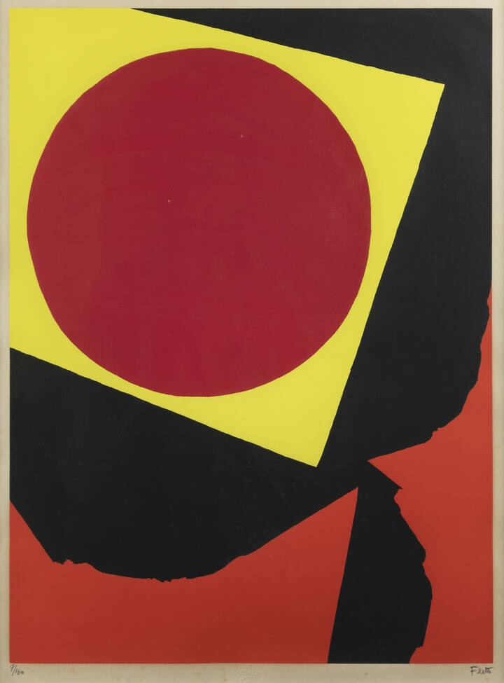 LUIS LOPEZ FEITO - 'Composizione X' 1970 circa