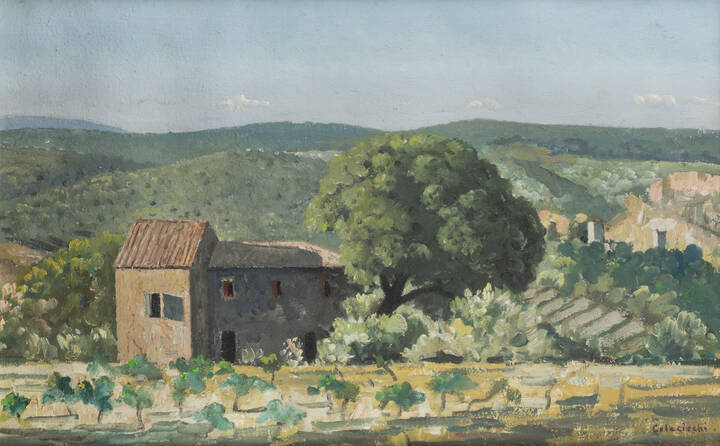GIOVANNI COLACICCHI - 'Casolare di campagna'
