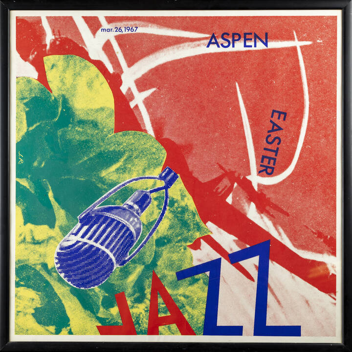 JAMES ROSENQUIST - 'Jazz, Aspen, Easter' 1967
