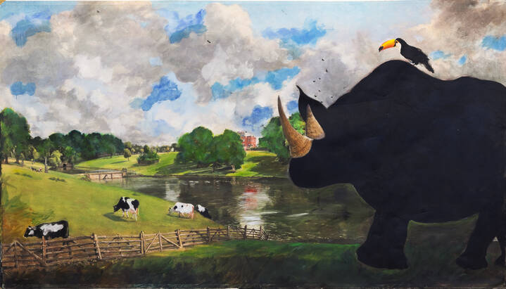 FRANCO MELLO - 'J. Constable-A piedi nudi nel parco' 2020