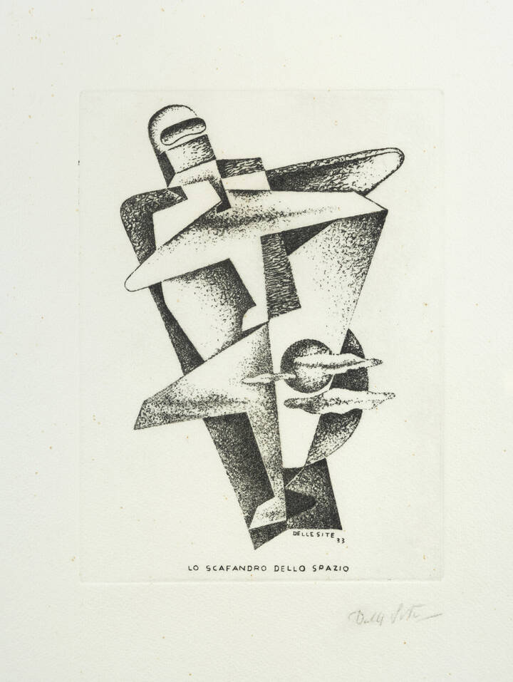 MINO DELLE SITE - 'Lo scafandro dello spazio' 1933