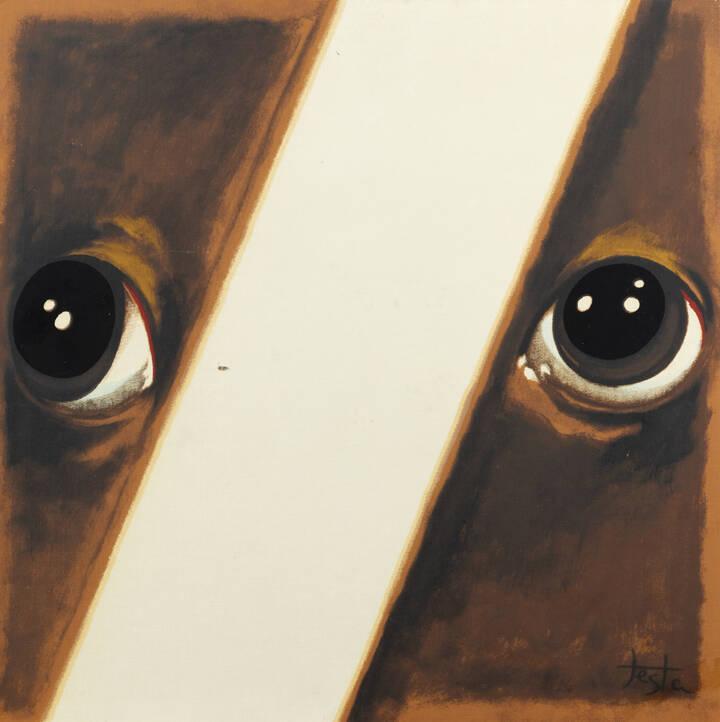 ARMANDO TESTA - 'Ritratto di ignoto' 1979