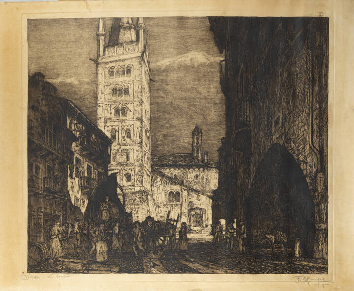 FRANCESCO MENNYEY - 'Susa. San Giusto'