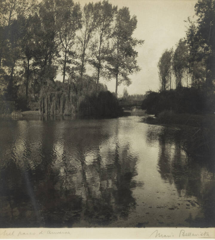 MARIO BELLAVISTA - 'Nel parco di Anversa'