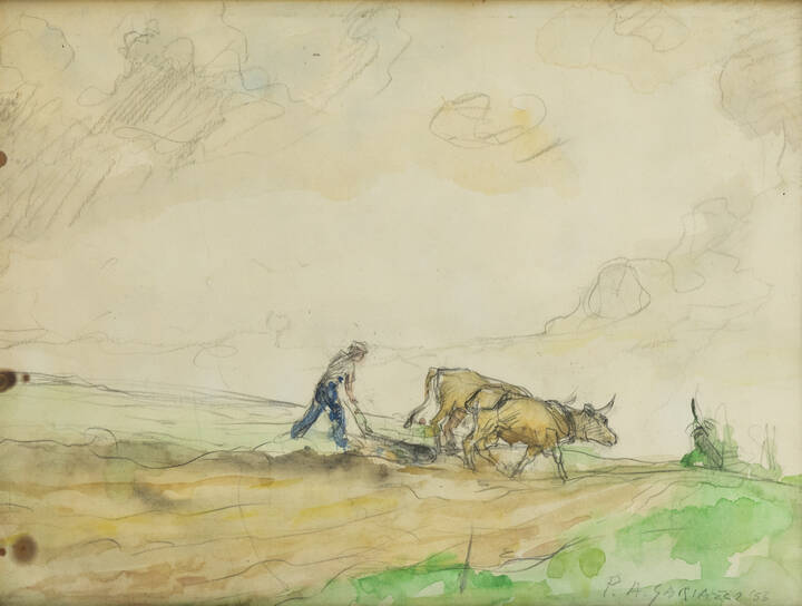 PIER ANTONIO GARIAZZO - 'Campo' '56