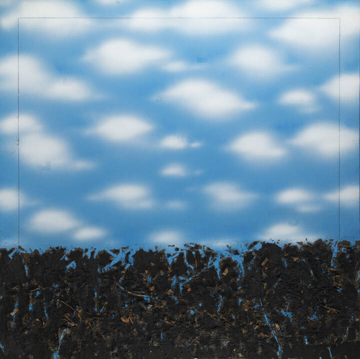 ANTONIO CARENA - 'Ipotesi di paesaggio' -quattordici- '96