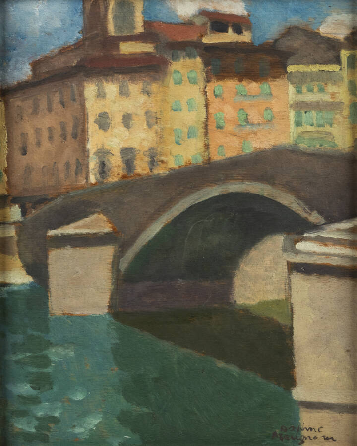 DAPHNE MAUGHAM CASORATI - 'Ponte sull'Arno'