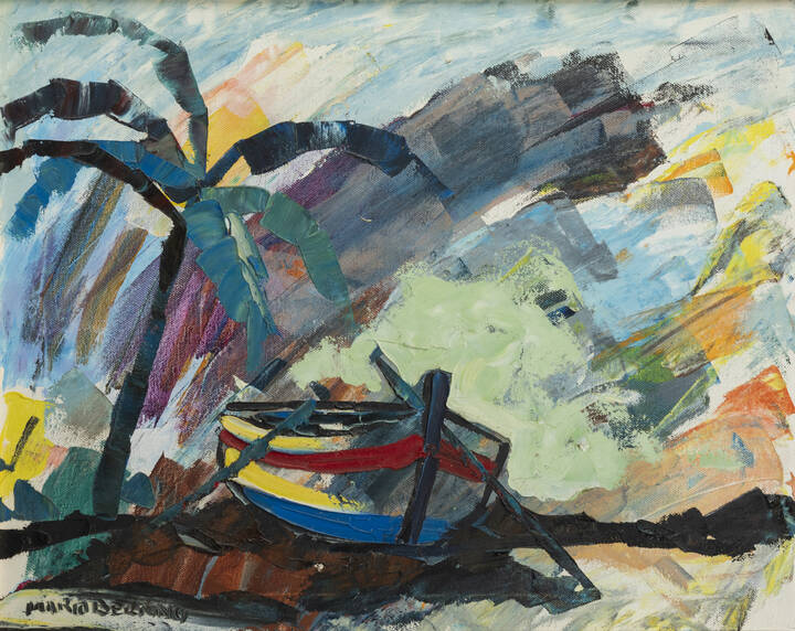 MARIO BERRINO - 'Barca a risposo', 1974