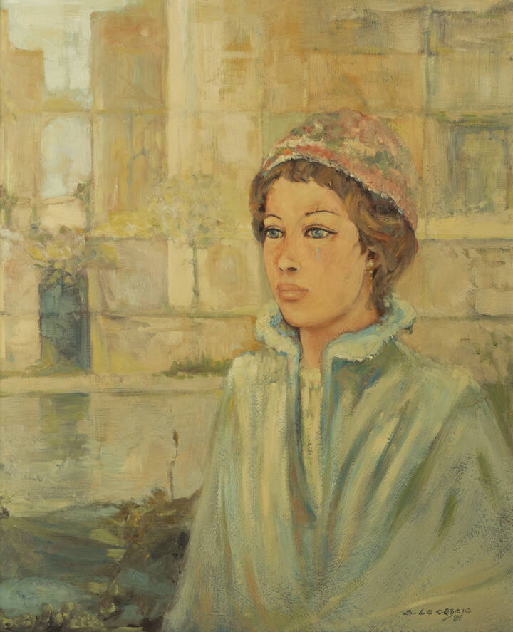 SANDRO LO CASCIO - 'La colombina di Bordighera', 1981