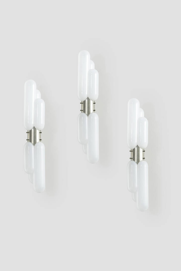 MAZZEGA - Set di tre lampade da parte mod. Torpedo